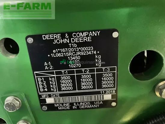 Tractor agrícola - John Deere - 6215r