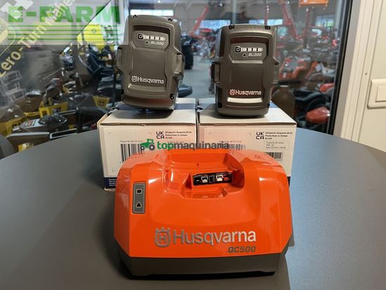 Tractor agrícola - Husqvarna - akku set 2x bli 300  qc 500