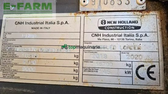 Minicargadora - New Holland - w 170 d lr