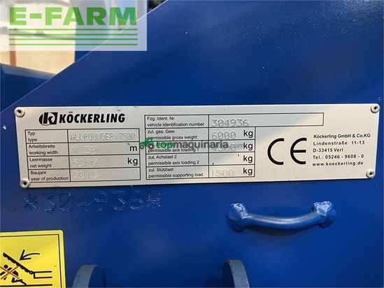 Grada rotativa -  - köckerling allrounder 750