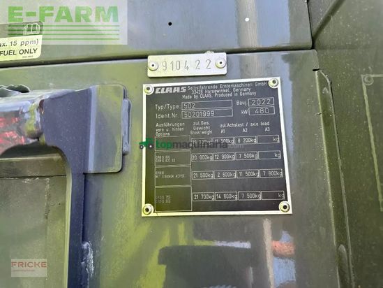 Cosechadora de Cereal - Claas - jaguar 960 allrad