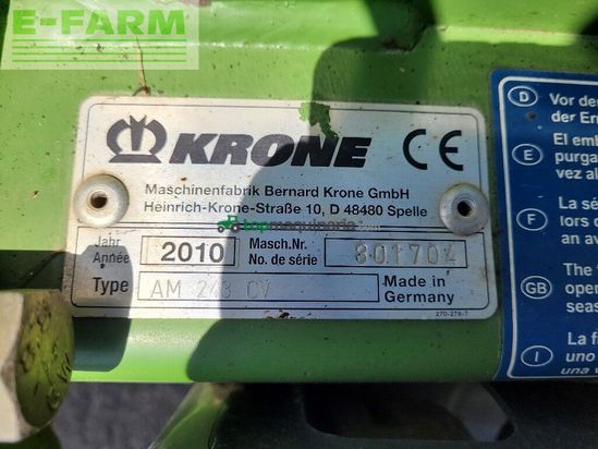 Cortacésped manual - Krone - am 243 cv