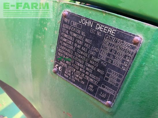 Tractor agrícola - John Deere - 7720