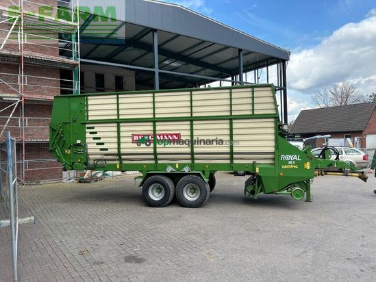 Cinta transportadora de forraje - Bergmann - ladewagen royal 28s