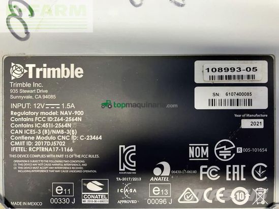 Tractor agrícola - Trimble - gfx 750 + nav 900 *rtk / sc*