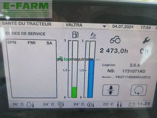 Tractor agrícola - Valtra - t 174e d smarttouch