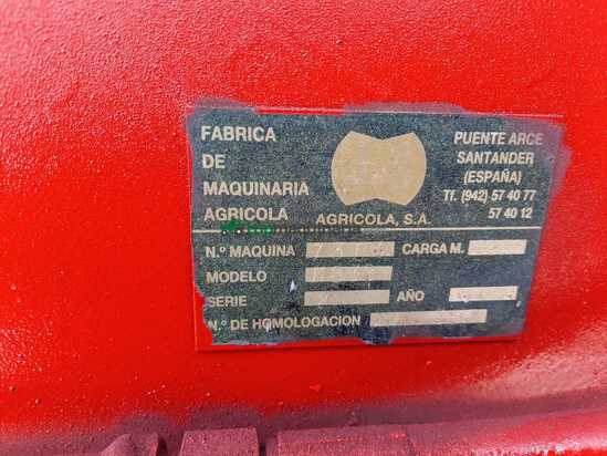 Remolque agrícola forrajero