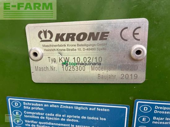 Henificador - Krone - kw 10.02/10