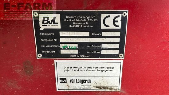Remolqu esparcidor - BVL - v-mix 10n