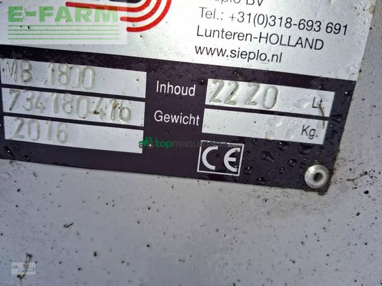 Esparcidor -  - sieplo futtermischschaufel mb1800