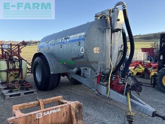 Cisterna - Peecon - euroline 11500 mit schiebeachse und 4 punkt aufn