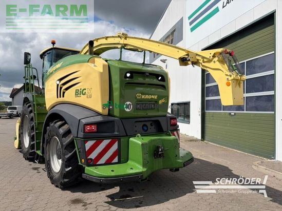 Cosechadora de Cereal - Krone - big x 630 + easyflow + xcollect 750-3