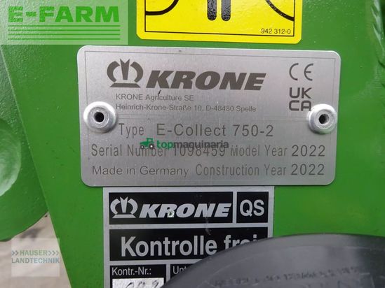 Cabezal - Krone - easy collect 750-2