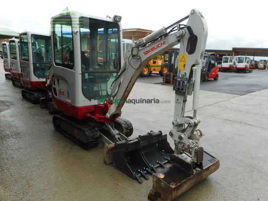 Excavadora - Takeuchi - tb 216 ( 1.865kg ) powertilt + 3 löffel