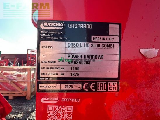 Grada de disco - Maschio - orso l rapido plus 3000