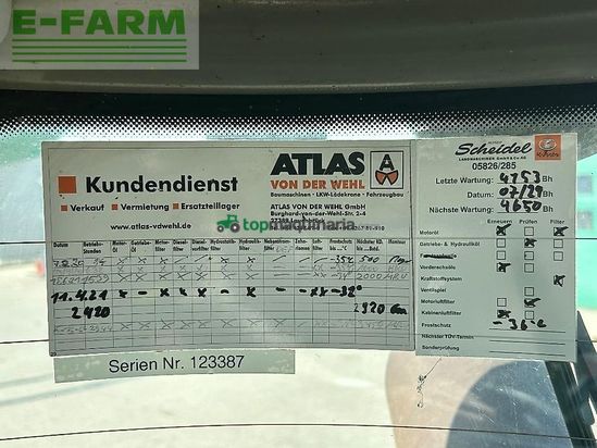 Minicargadora - Atlas - ar 550 - fahrantrieb defekt
