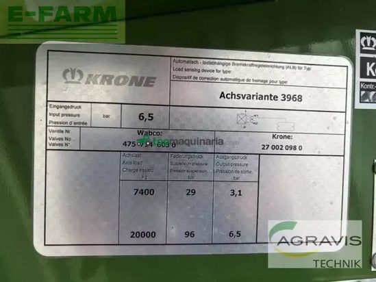 Remolqu agrícola - Krone - gx 440