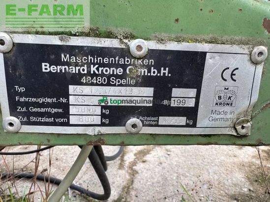 Rastrillo - Krone - ks 12,5 / 4x 13m