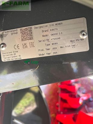 Cortacésped manual - Kubota - dm3032