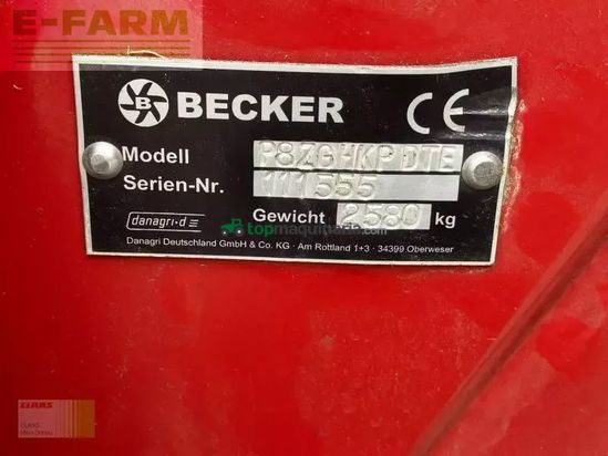 Sembradora monograno mecanica - Becker - p8 zghkp dte aeromat