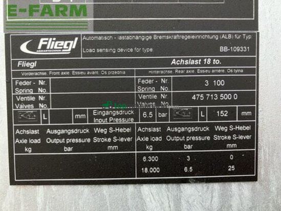 Cinta transportadora de forraje - Fliegl - gigant asw 271 compact fox