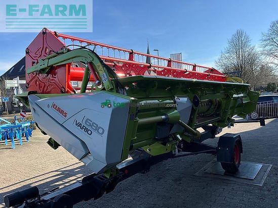 Cabezal - Claas - claas vario 680 + transportwagen 40km/h