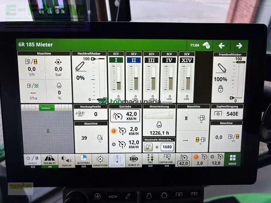 Tractor agrícola - John Deere - 6r185 *garantieverlängerung*