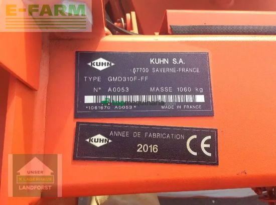 Cortacésped manual - Kuhn - gmd 310 ff-f