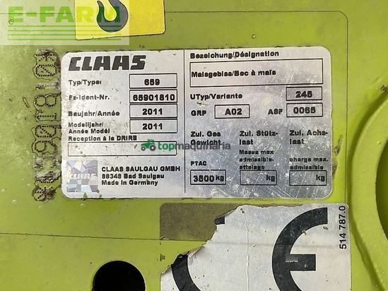 Cabezal - Claas - orbis 750