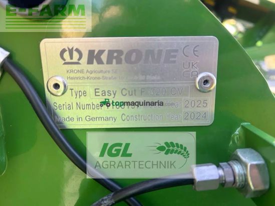 Cortacésped manual - Krone - easycut f 320 cv gez.
