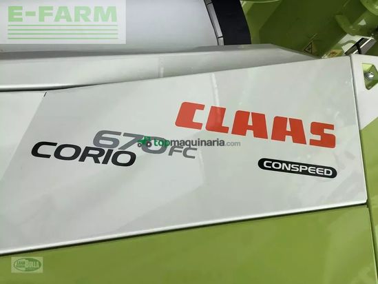 Cabezal - Claas - corio 670 fc conspeed