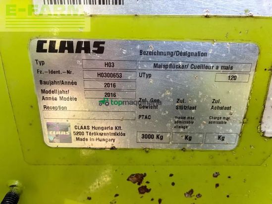 Cabezal - Claas - conspeed 8-75 fc