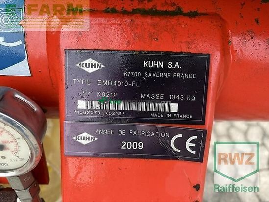 Cortacésped manual - Kuhn - gmd 4010 ff