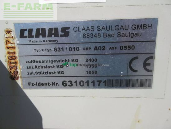 Henificador - Claas - volto 1320 t