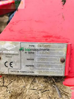 Cultivador - Kuhn - cultimer 350