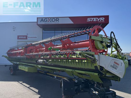Cabezal - Claas - 1230 convio flex + schneidwerkswagen