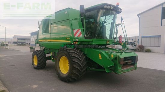 Cosechadora de Cereal - John Deere - c670 + geringhoff vs610