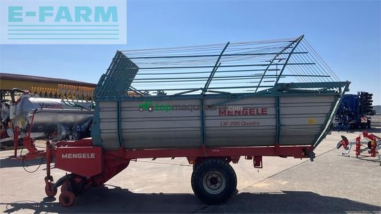 Remolqu agrícola - Mengele - lw 285 quadro
