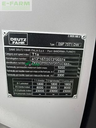 Tractor agrícola - Deutz-Fahr - 5080d keyline *kundenauftrag* Keyline