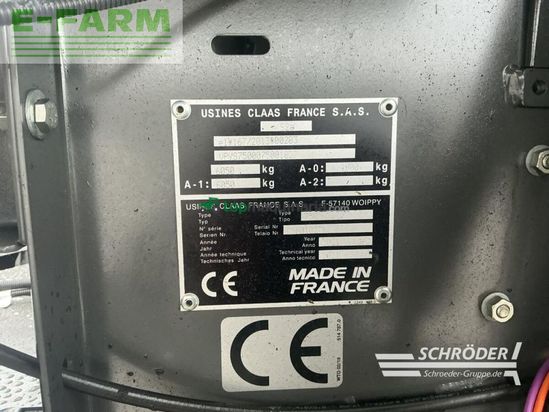 Empacadora gigant - Claas - rollant 455 uniwrap mps