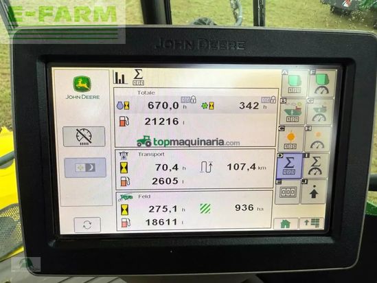 Cosechadora de Cereal - John Deere - 9600i