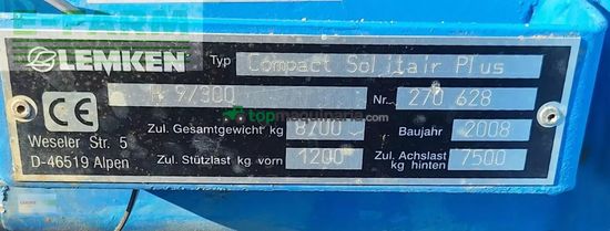 Sembradora - Lemken - compact solitair 9/300