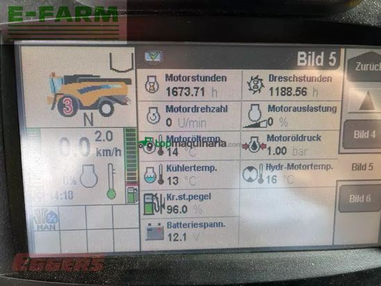 Cosechadora de Cereal - New Holland - cx 5090