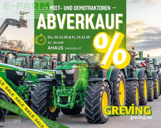Tractor agrícola - John Deere - 6r185 *garantieverlängerung*
