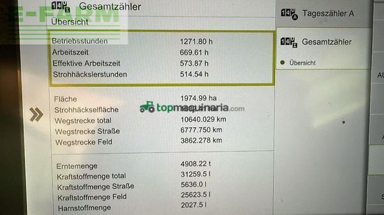 Cosechadora de Cereal - Claas - trion 650