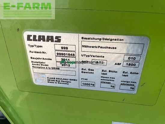 Cortacésped manual - Claas - disco 3900