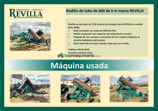 Rodillo de tubo de 660 de 5 m marca REVILLA