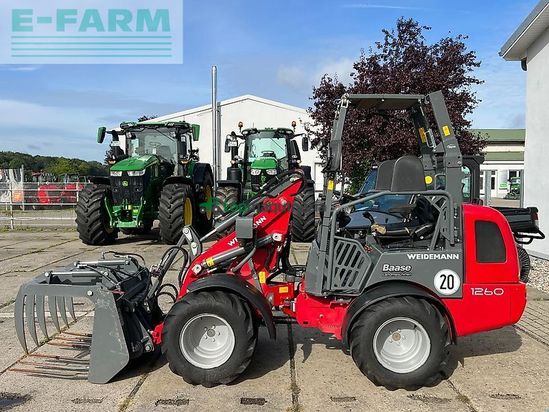 Minicargadora - Weidemann - 1260 eps-klappdach / ecs mit kroko