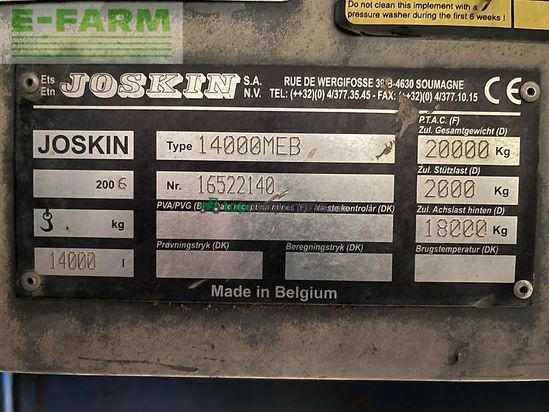 Cuba de purin -  - joskin modulo 14000 meb