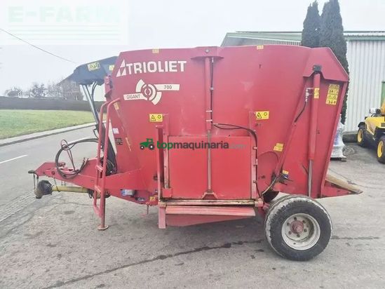 Remolqu esparcidor - Trioliet - gigant 700 futtermischwagen